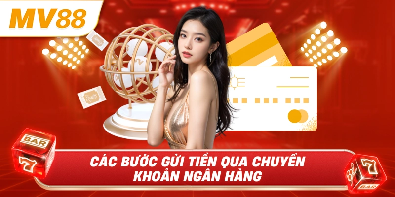 Các bước gửi tiền qua chuyển khoản ngân hàng