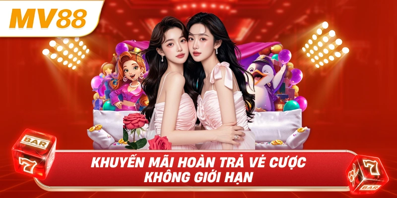 Khuyến mãi hoàn trả vé cược không giới hạn